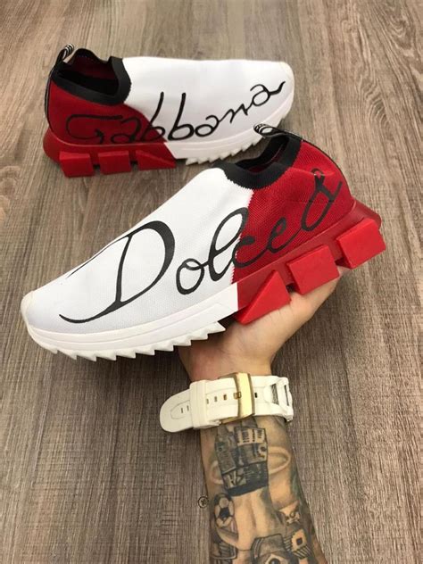 tenis dolce gabbana branco e vermelho|dolce gabbana sneakers women's.